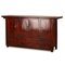 Red Lacquer Decorative Sideboard, 1890s 2