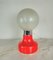 Vintage Italian Table Lamp in Glass and Chromed Aluminum, 1960s 1