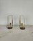 Italian Brass Golden Metal Table Lamps and Crystal Glass, 1960s, Set of 2 12