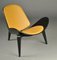 Butaca CH 07 Shell danesa de Hans J Wegner para Carl Hansen & Son, años 60, Imagen 1