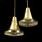 Swedish Ceiling Lamp in Brass by Hans Agne Jakobsson for Markaryd, 1960, Image 1