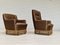 Danish Velour Chairs, 1970s, Set of 2 15