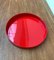 Vintage Space Age Red Tray from Boltze Design, 1970s 1