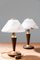Lámparas de mesa en forma de hongo de cristal de Murano, años 70. Juego de 2, Imagen 1