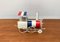 Vintage French Flag Tin Locomotive Figurine, Image 17