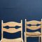Vintage Stühle aus Eiche & Stroh, 1950er, 6er Set 3