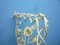 Handmade Shabby Chic Metal Wall Hanger, 1950s 7