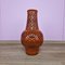 Orange Floor Vase from Bay Keramik, 1960s 1