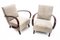 Art Deco Armchairs H-227 by J. Halabala, Czechoslovakia, 1930s, Set of 2, Image 3