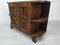 Brutalist Cupboard in Oak attributed to Charles Dudouyt, 1940s 3