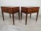 Lit et Tables de Chevet Scandinaves, 1960s, Set de 3 5