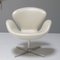 Swan Chair aus Leder von Fritz Hansen 1