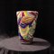 Murano Murrine Round Multicolor Italian Vase, 1980s 1