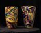 Runde Mehrfarbige Italienische Murano Murrine Vase, 1980er 2