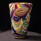Runde Mehrfarbige Italienische Murano Murrine Vase, 1980er 11