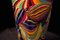 Murano Murrine Round Multicolor Italian Vase, 1980s 10