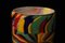 Murano Murrine Round Multicolor Italian Vase, 1980 3