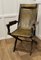 Edwardian Steamer Folding Leather Deck Chair, 1890s 12