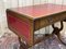 English Desk in Mahogany with Top Leather, 1950s 8