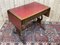 English Desk in Mahogany with Top Leather, 1950s 9