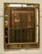 Espejo francés cojín dorado, años 20, Imagen 3