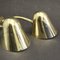 Mid-Century Adjustable Wall Lamps in Brass by Jacques Biny for Luminalité, 1950s, Set of 2, Image 9