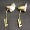 Mid-Century Adjustable Wall Lamps in Brass by Jacques Biny for Luminalité, 1950s, Set of 2, Image 11