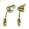 Mid-Century Adjustable Wall Lamps in Brass by Jacques Biny for Luminalité, 1950s, Set of 2, Image 1