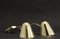 Lámparas de pared ajustables Mid-Century de latón de Jacques Biny para Luminalité, años 50. Juego de 2, Imagen 19