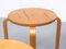 Taburetes apilables Frosta vintage de madera curvada de Alvar Aalto para Ikea, años 90. Juego de 4, Imagen 4