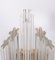 Hollywood Regency Cut Crystal Glass Wall Lamp from Venini, 1975, Image 5