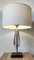 Lámpara de escritorio minimalista de cristal de Daum, años 60, Imagen 3