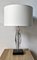 Minimalist Crystal Desktop Lamp from Daum, 1960s, Image 1