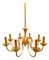 Acht Lampen Kronleuchter von Oscar Torlasco Design für Lumi Milano, 1950er 6
