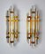 Murano Glass Sconces from Venini, Italy, 1970, Set of 2 1