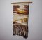Arazzo da parete in macramè marrone, Spagna, anni '70, Immagine 3