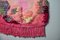 Pink Textured Macrame Wall Tapestry, Spain, 1970s, Image 7