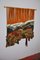 Arazzo da parete in macramè testurizzato con paesaggio catalano, Spagna, anni '70, Immagine 7