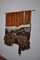 Arazzo da parete in macramè testurizzato con paesaggio catalano, Spagna, anni '70, Immagine 2