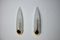 Ear of Corn Wall Lamps from Idearte, Spain, 1980s, Set of 2 3