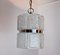 Pendant Light in Frosted Glass attributed to Kaiser Leuchten, Germany, 1960s, Image 3