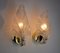 Leaf Sconces attributed to Carl Fagerlund in Murano Glass, Germany, 1970s, Set of 2 5