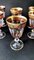 Italian Louis XVI Style Blown Wine Goblets with Gold Rim, 1970, Set of 6 10