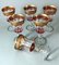 Italian Louis XVI Style Blown Wine Goblets with Gold Rim, 1970, Set of 6 12