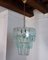 Lámpara de araña Zero Quattro de tres niveles de cristal de Murano, Italia, años 70, Imagen 3
