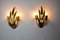 Leaves Sconces attributed to Ferro Arte, Spain, 1970s, Set of 2 6