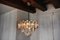 Two-Tone Chandelier with 3 Levels in Murano Glass from Venini, Italy, 1970s 2