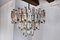 Two-Tone Chandelier with 3 Levels in Murano Glass from Venini, Italy, 1970s 4