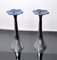 Brutalist Floral Candlesticks attributed to David Marshall, Spain, 1980s, Set of 2 1