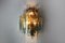 Venini Wall Light in Cascading Beveled Glass, Italy, 1970s, Image 2